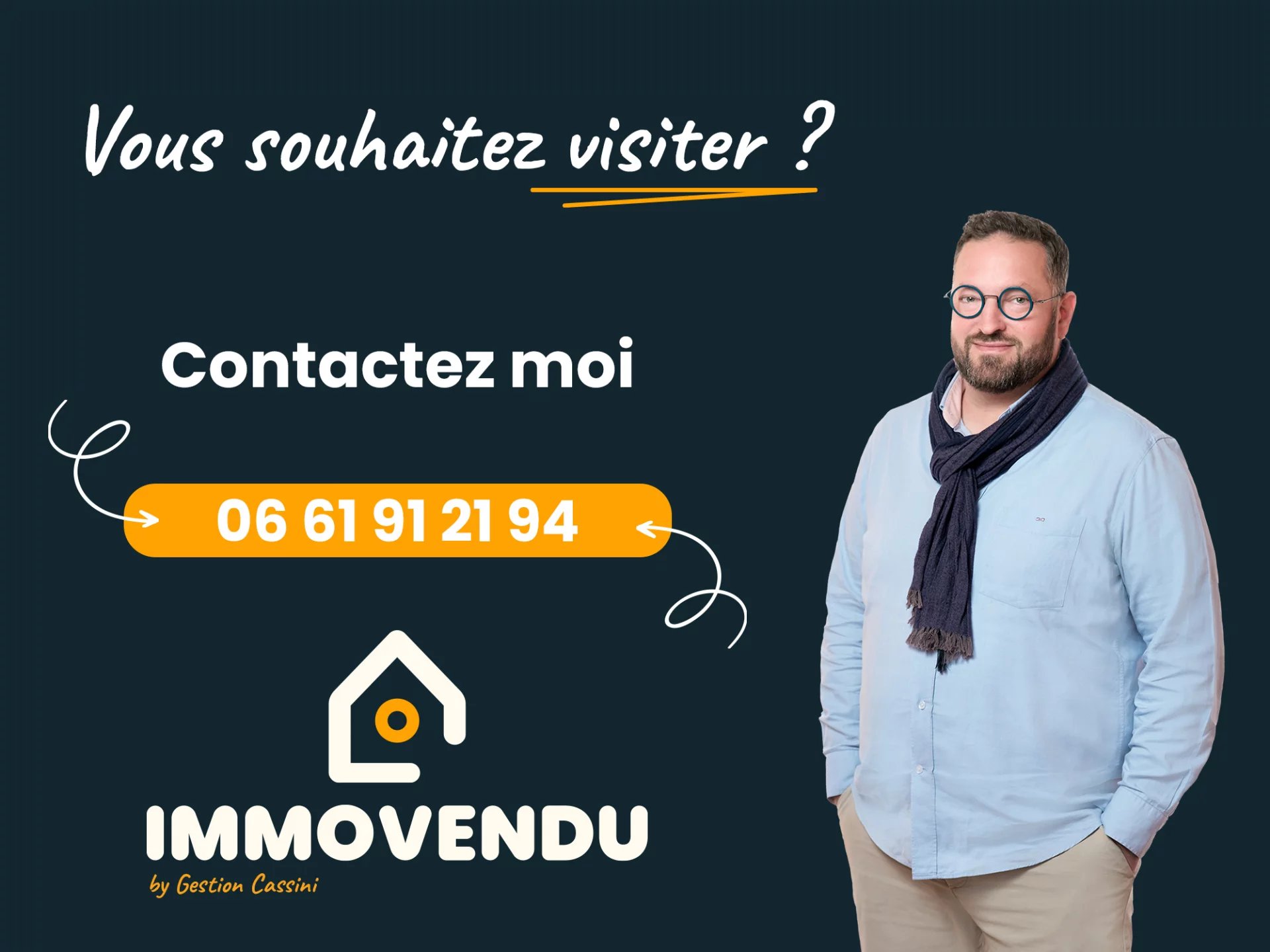 Haut de villa 2 pièces 73m² + 2 Terrasses + 2 parkings – CAGNES SUR MER Bréguières