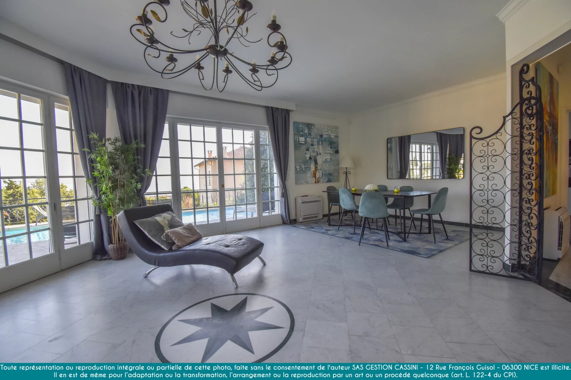 VILLA DE LUXE 326m² PISCINE GARAGE NOMBREUX PARKINGS – NICE FABRON/LANTERNE