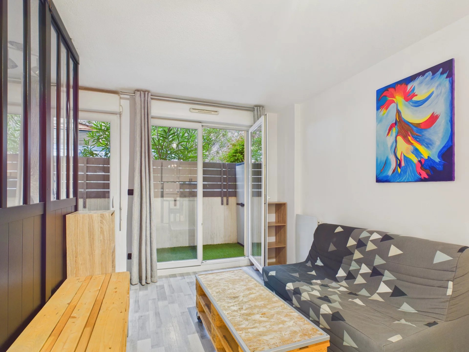 Studio meublé – RDC – Balcon – Route de Canta Galet – NICE