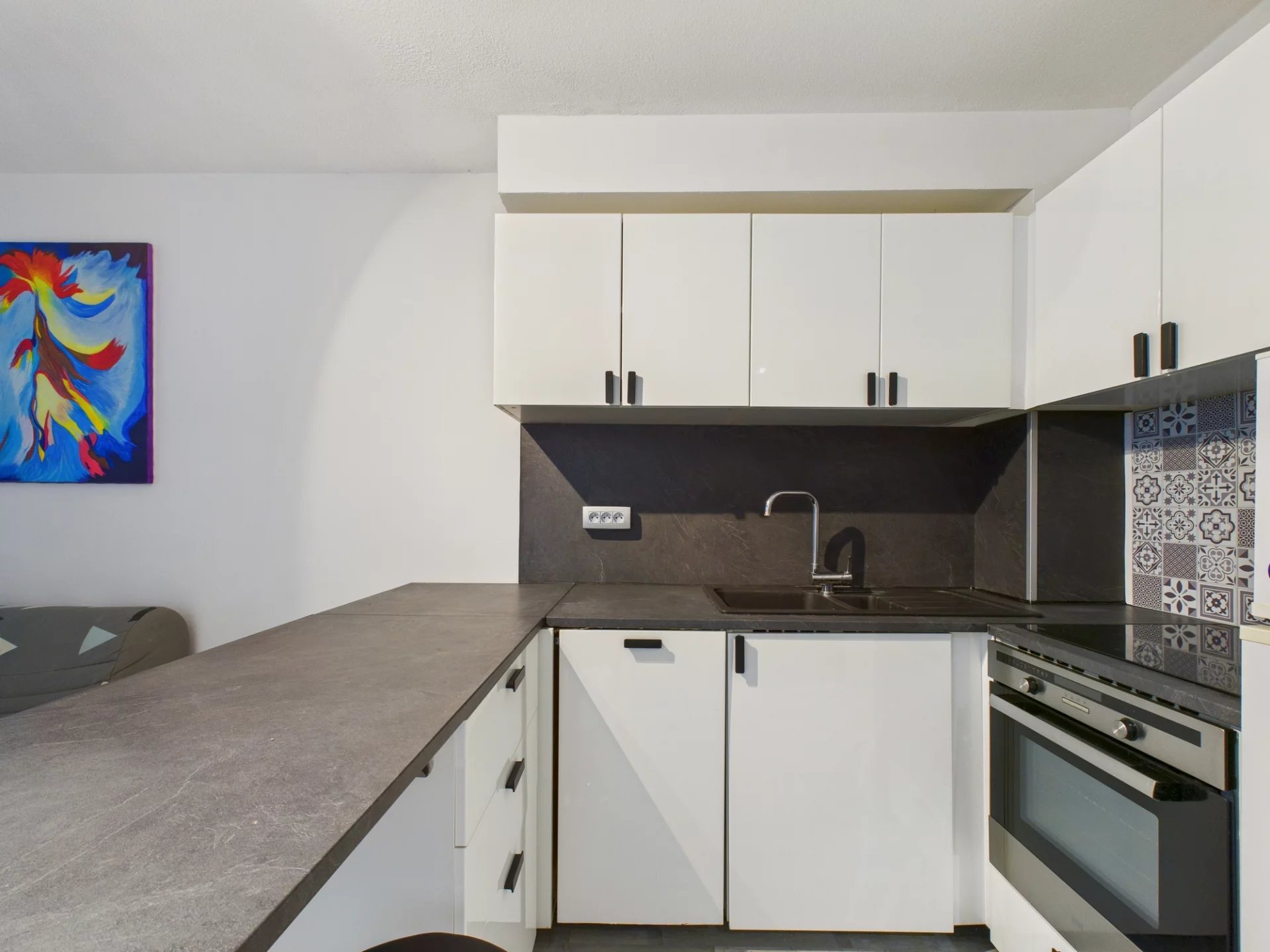 Studio meublé – RDC – Balcon – Route de Canta Galet – NICE