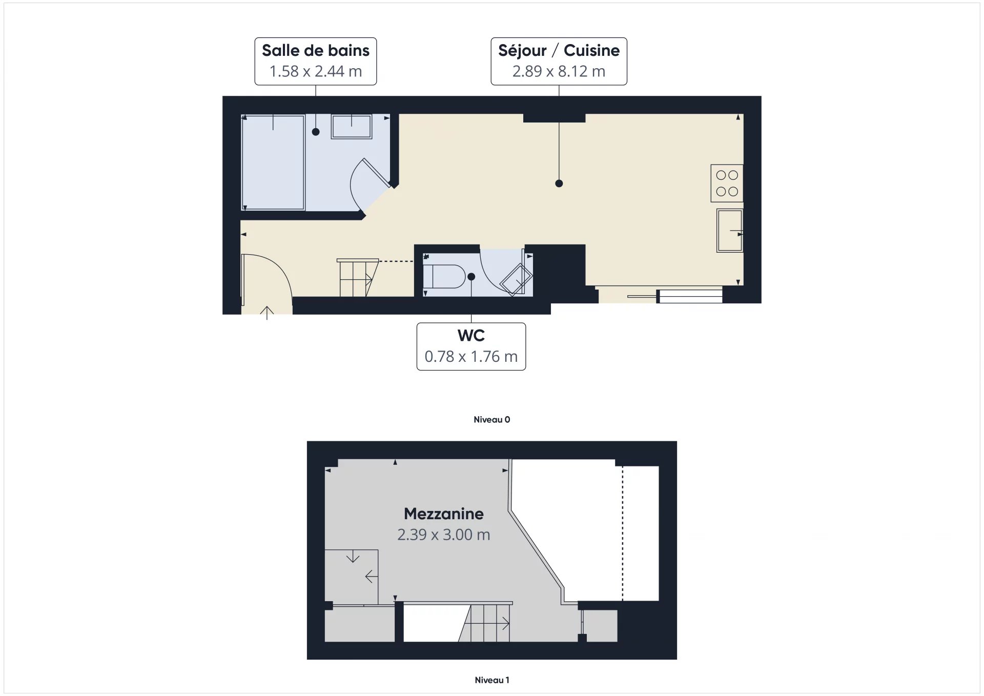 Appartement STUDIO – Rue de Russie – NICE Centre