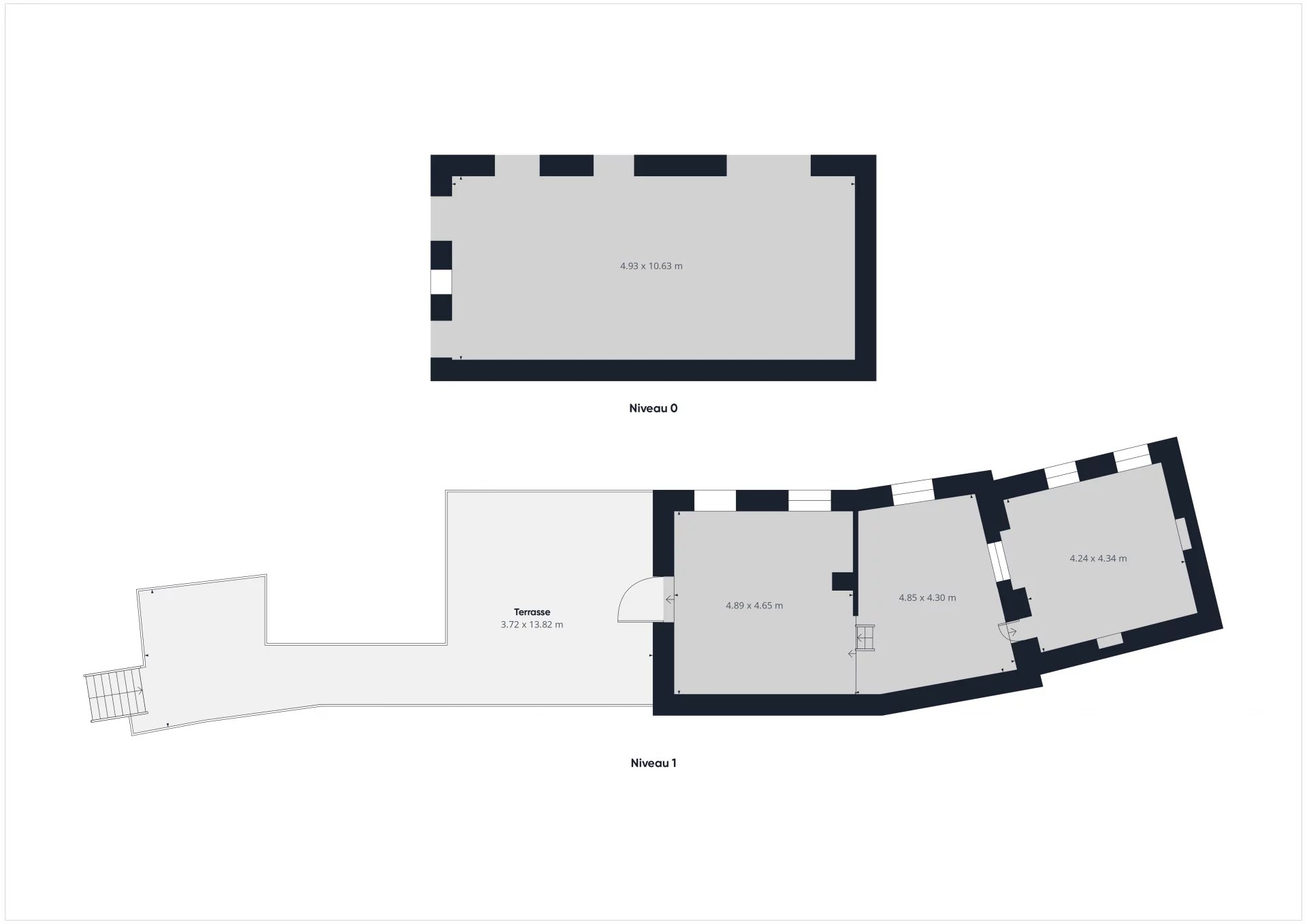 Maison de village à terminer – Terrains – Gorblaou-St-Colomban – Lantosque