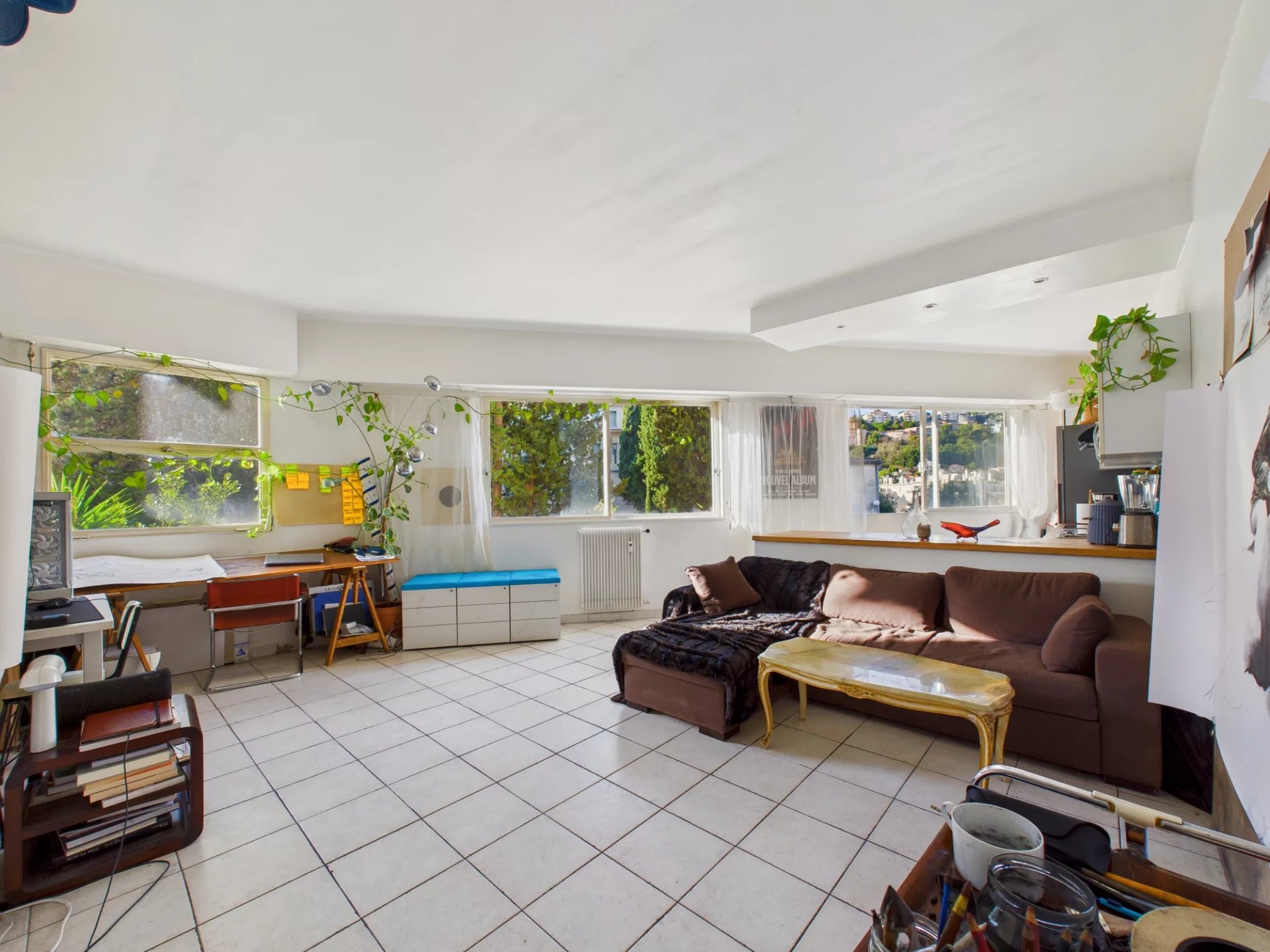 VENDU LOUÉ – Appartement 2 pièces Cave Parking – Av Frédéric Mistral – NICE Gorbella