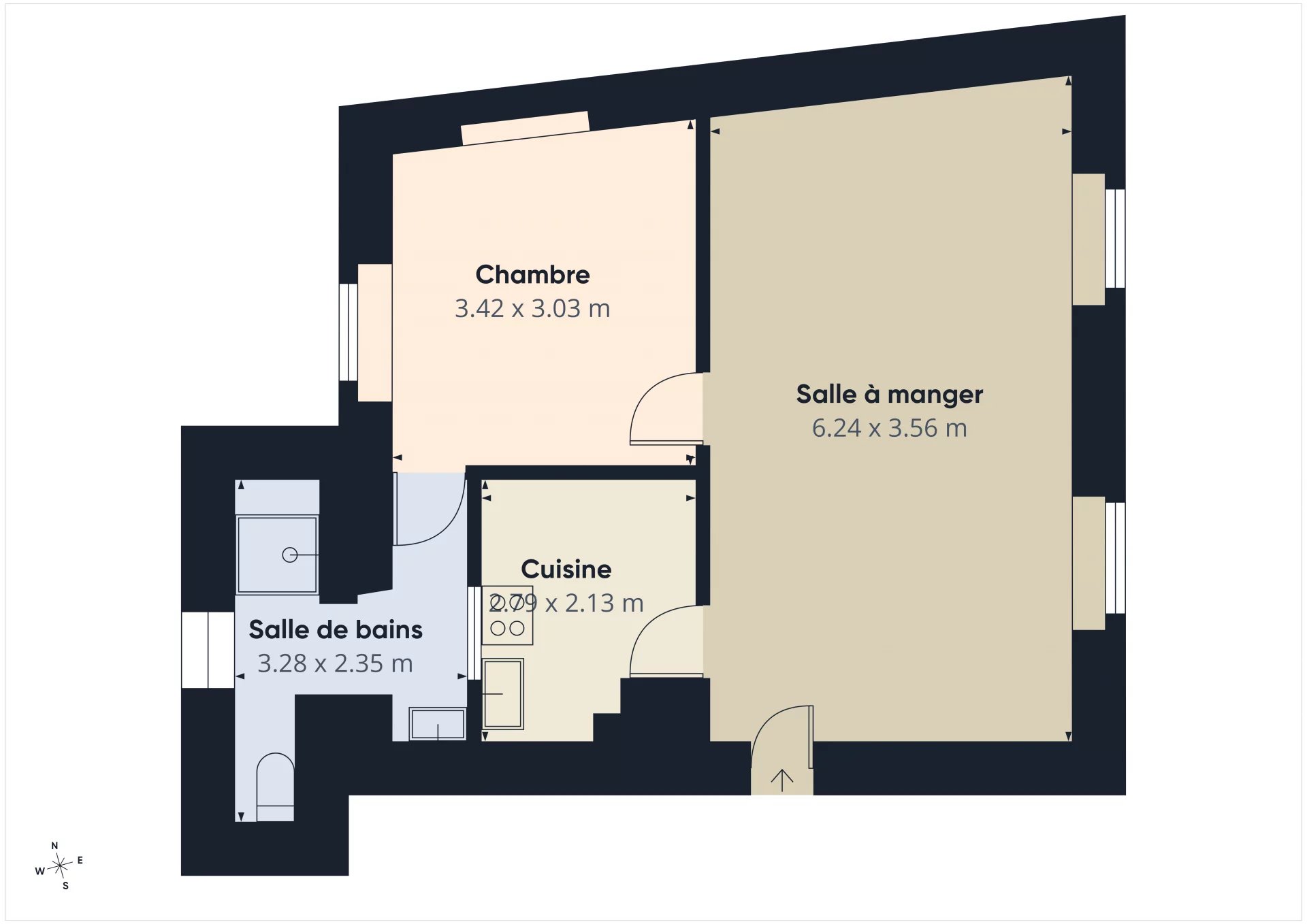 Appartement 2 Pièces Rue François Guisol – NICE Le Port
