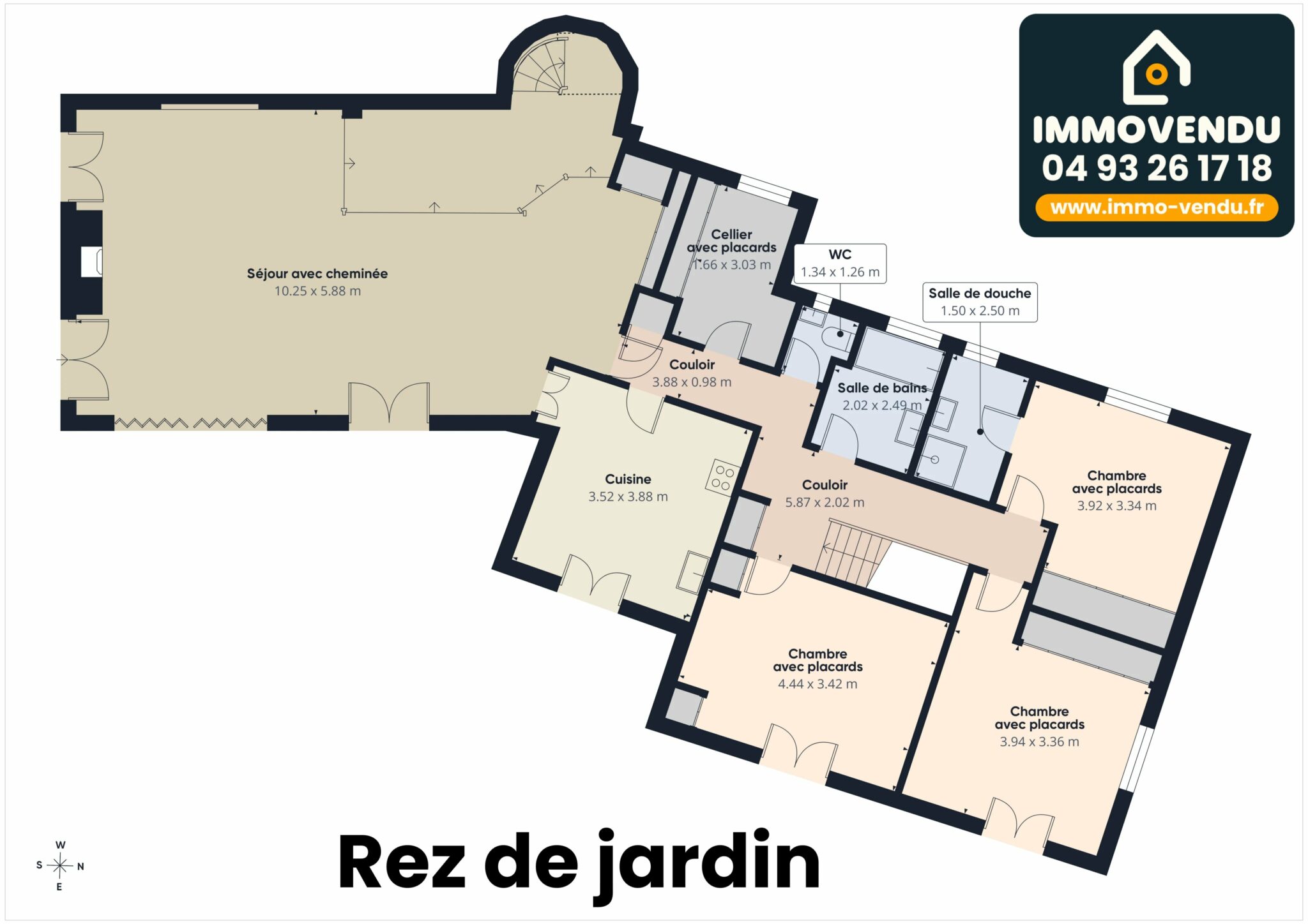 Maison 201,74² Terrain 1.781m² Piscine – La Gaude