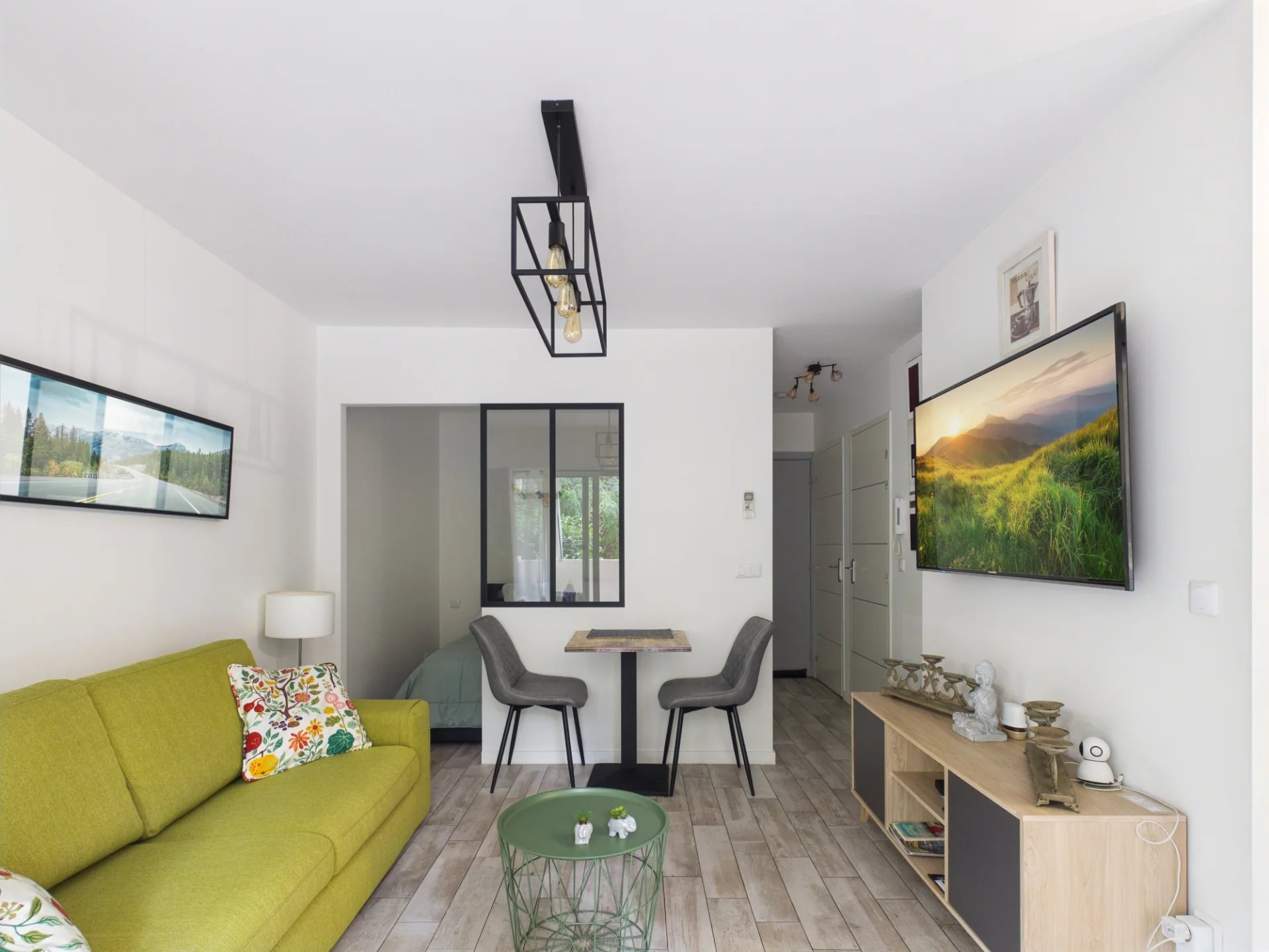 NICE STE MARGUERITE – STUDIO RDC – TERRASSE CAVE PARKING